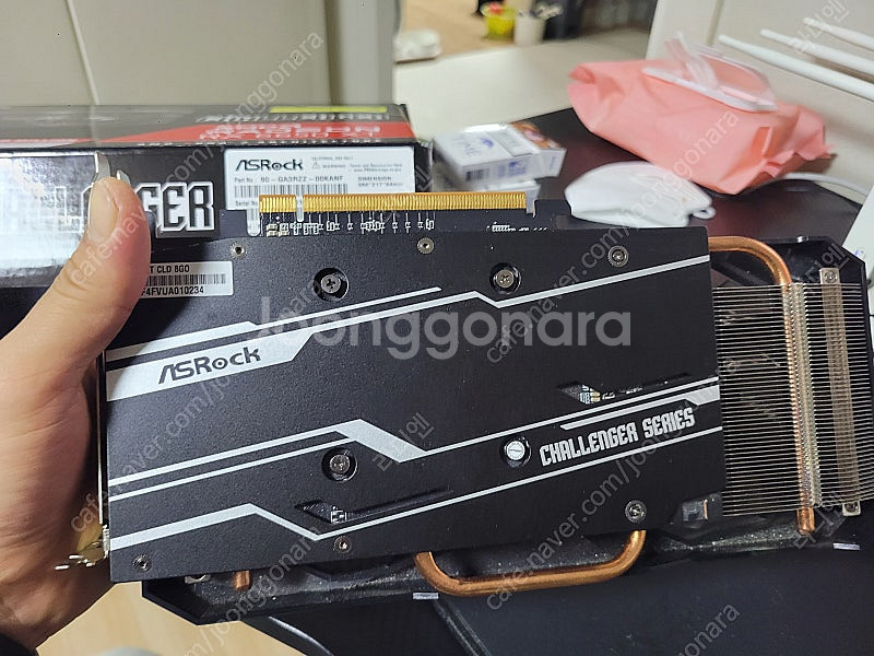 애즈락 rx 6650xt 그래픽카드팝니다--1