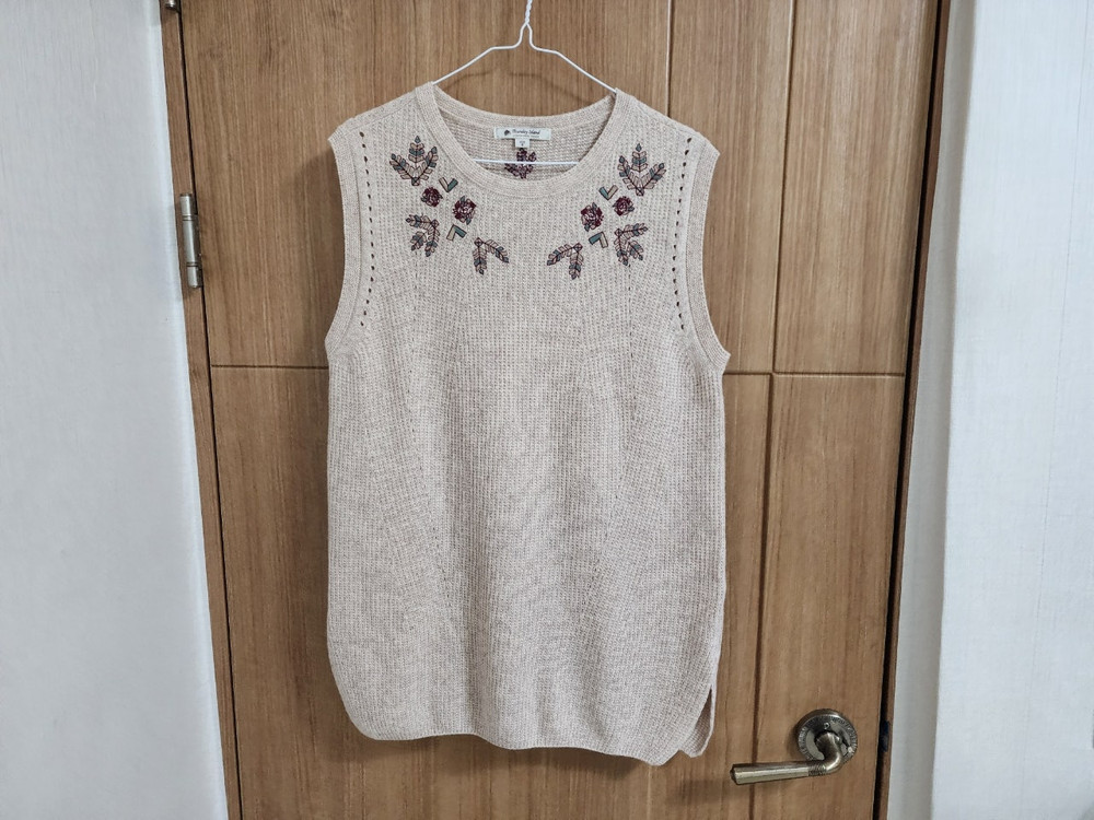 (55)여성 써스데이아일랜드 니트 베스트 조끼--1