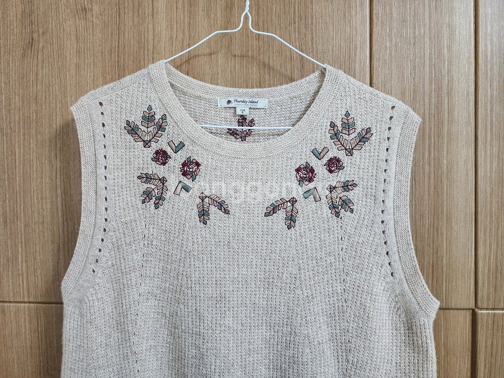 (55)여성 써스데이아일랜드 니트 베스트 조끼--2