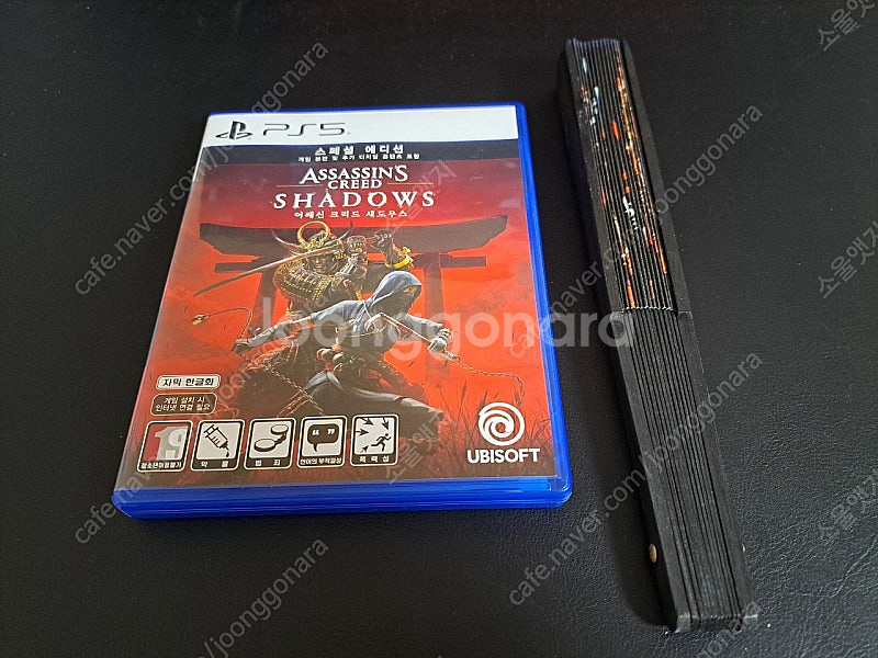 PS5) 어쌔신 크리드 새도우 코드미사용+부채 (택포)...--0