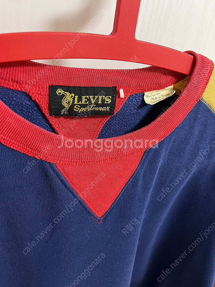 리바이스빈티지클로딩 lvc베이메도우 컬러블록 스웻셔츠 ...--1