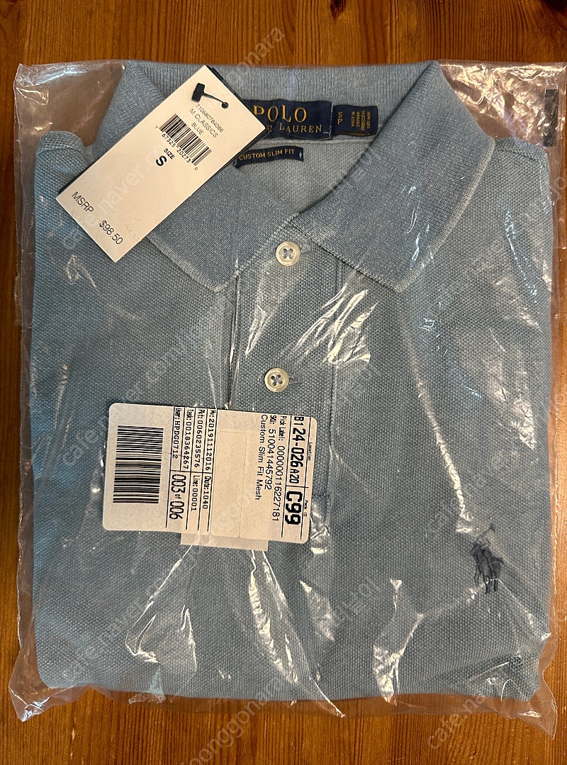 랄프 로렌 폴로 반팔(95 size) 새것