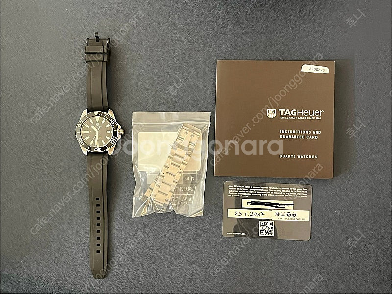 태그호이어 아쿠아레이서 쿼츠 41mm--1