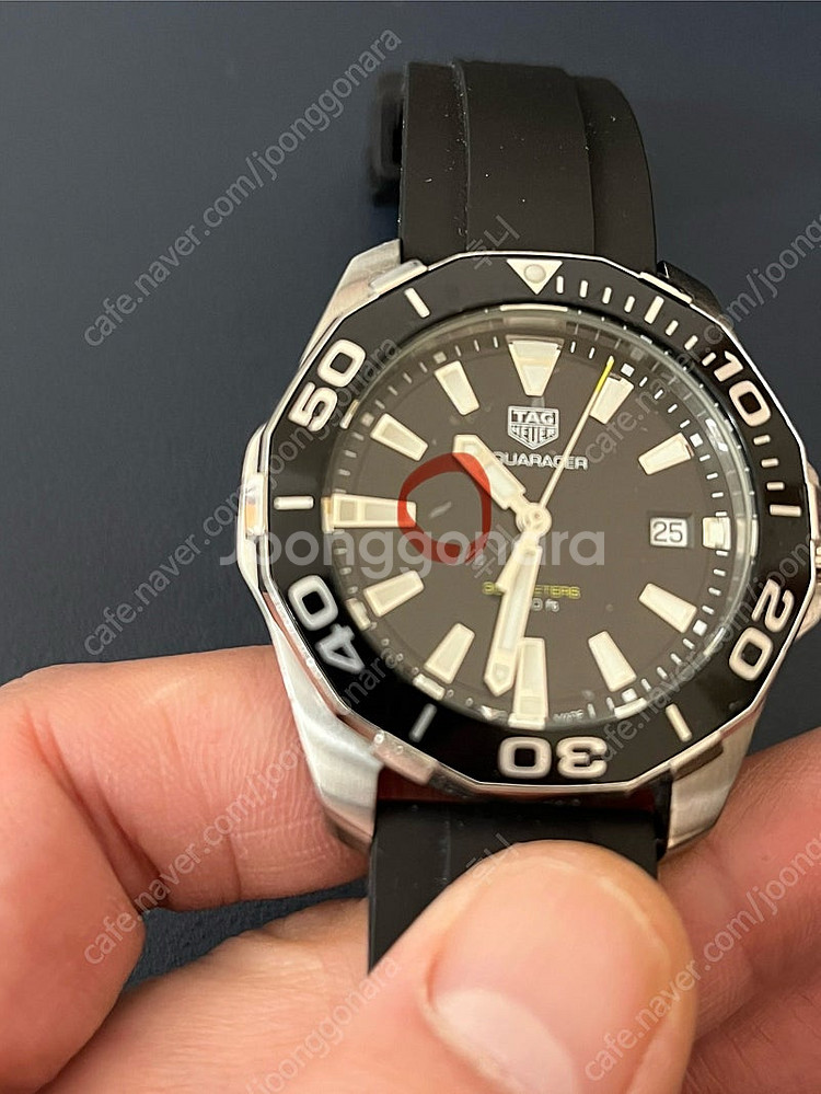 태그호이어 아쿠아레이서 쿼츠 41mm--2