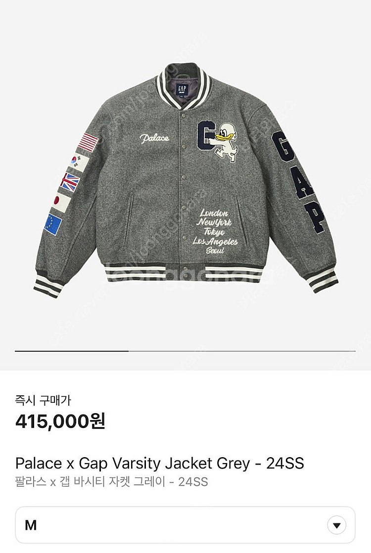 팔라스 x 갭 바시티 자켓 24ss--0