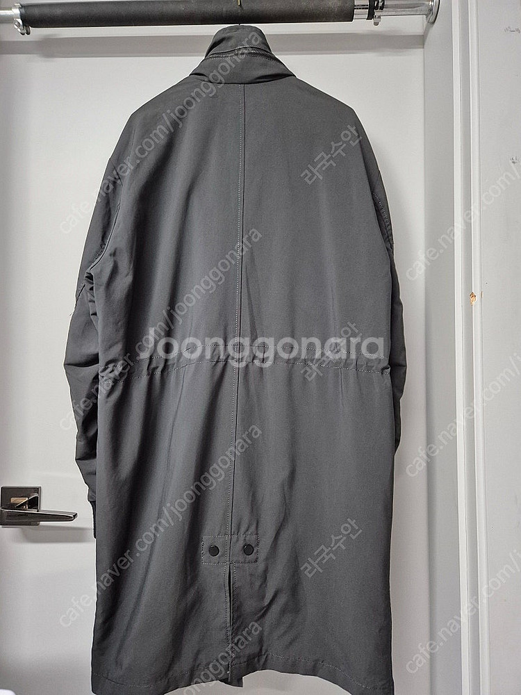 정품 시스템옴므 천연 양가죽 패치 피쉬테일 야상--1