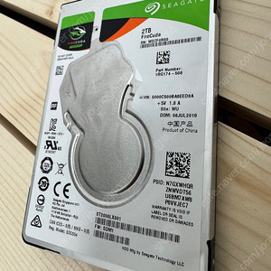 씨게이트 파이어쿠다 sshd 2tb (ssd급 성능)