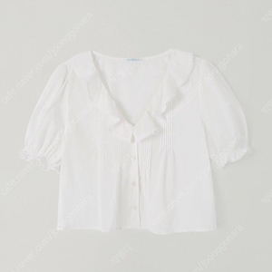 타낫 Wave shirring blouse
