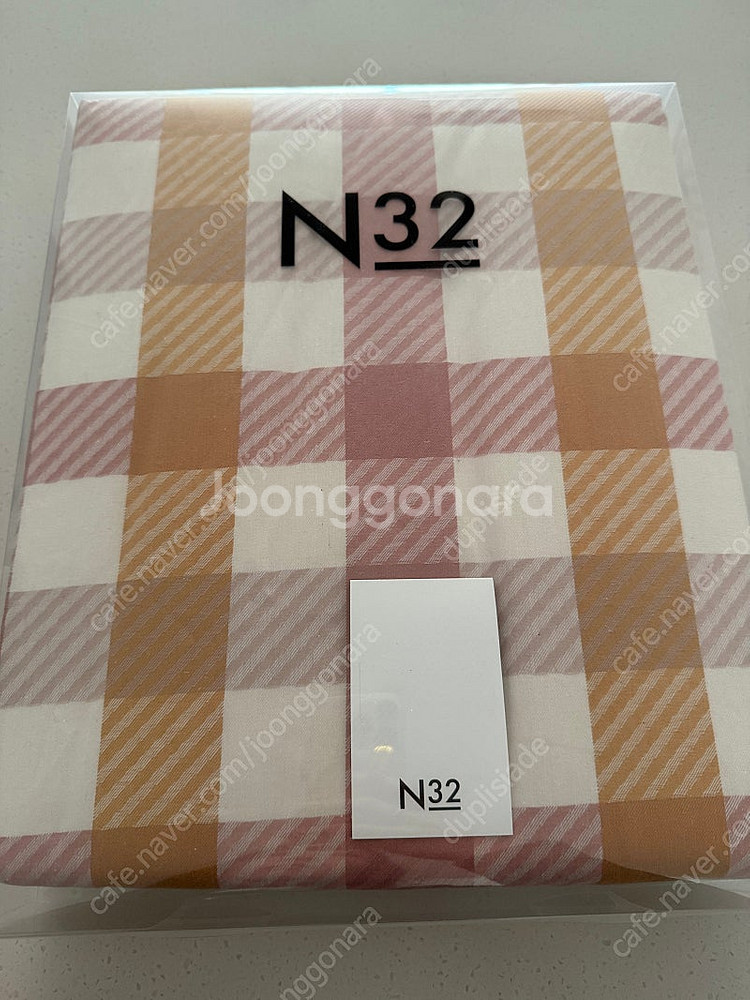 시몬스 N32 토퍼 체크 슬리브 커버 QE--0