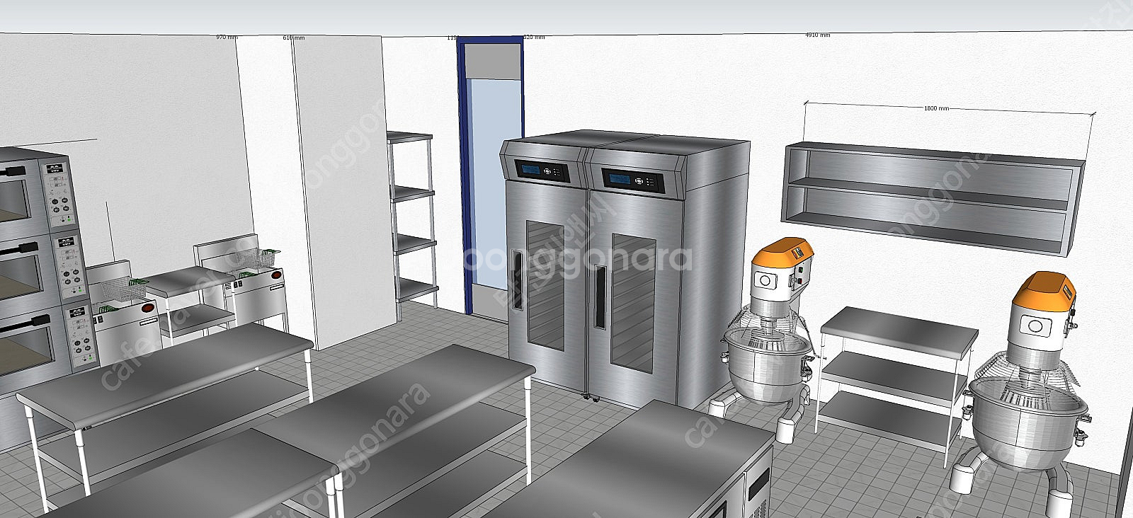 대흥 스파이럴믹서 25kg, 스파 40L 버티컬믹서 업소용반죽기 버티컬반죽기 교반기--0