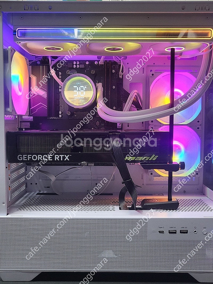 9800x3d 5080 신품 본체--0