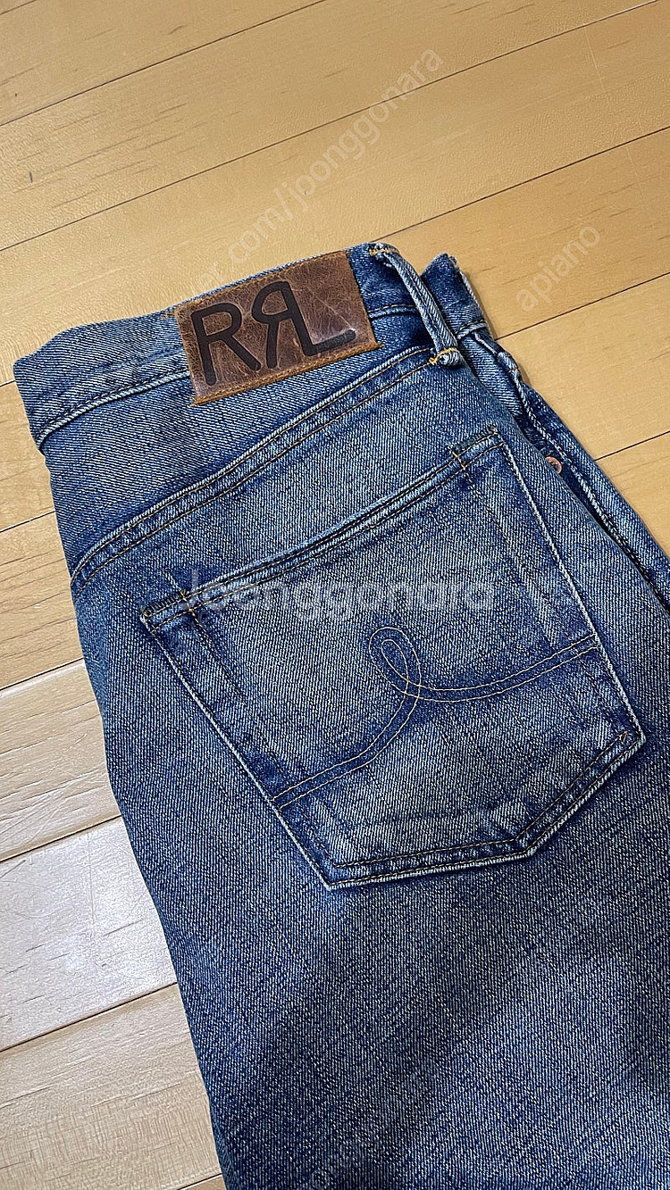 더블알엘 RRL 힐스뷰 스트레이트핏 셀비지 데님 31--1