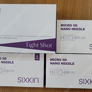 식스킨 타이트샷 본체 +니들15개