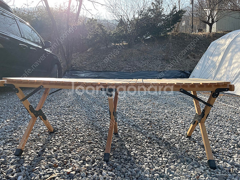 경기 용인)캠핑용 우드롤테이블 1200--2