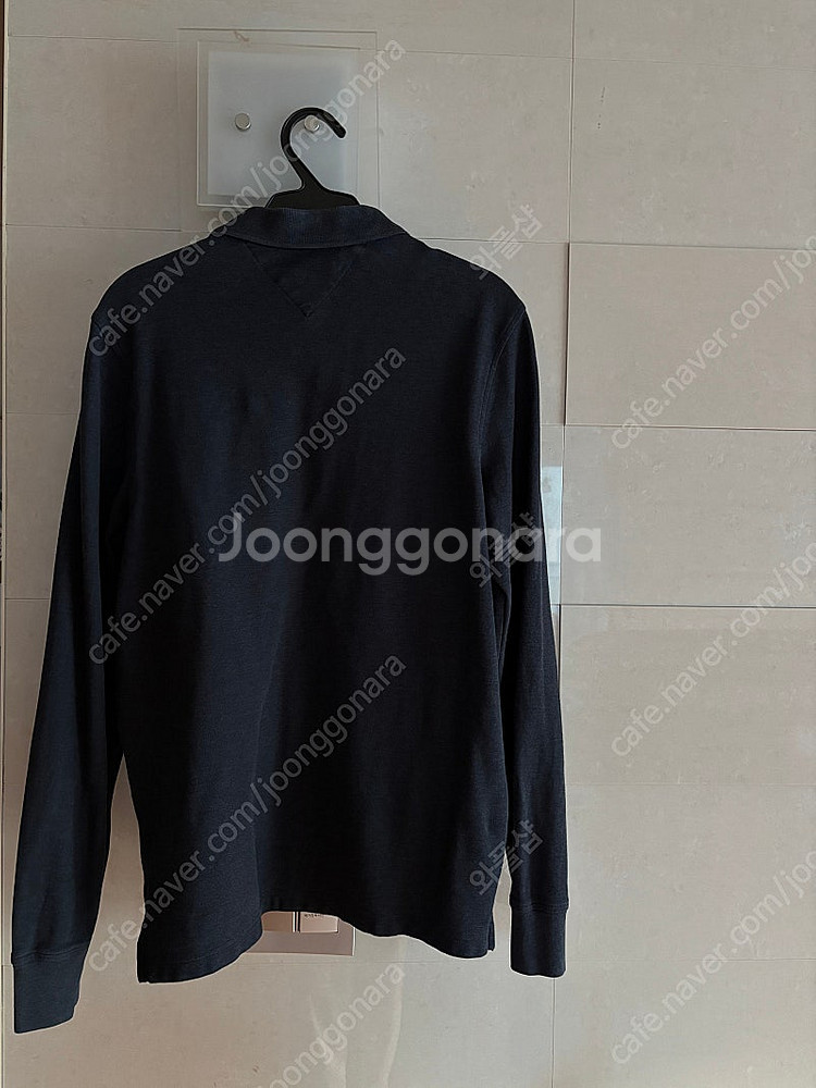 남성 타미힐피거 긴팔티 pk티 티셔츠 네이비 100--1