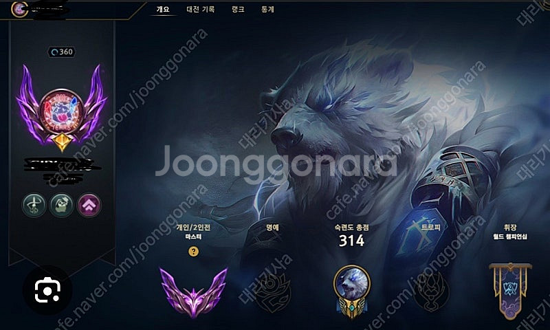 항시 대기 :) 24 문의 롤대리 맡김x듀오 마스터 개...--0