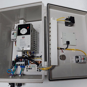 LS SV004iG5A-1 단상 반마력 0.4KW 1/2HP 220V 인버터 컨트롤박스 컨트롤 판넬함