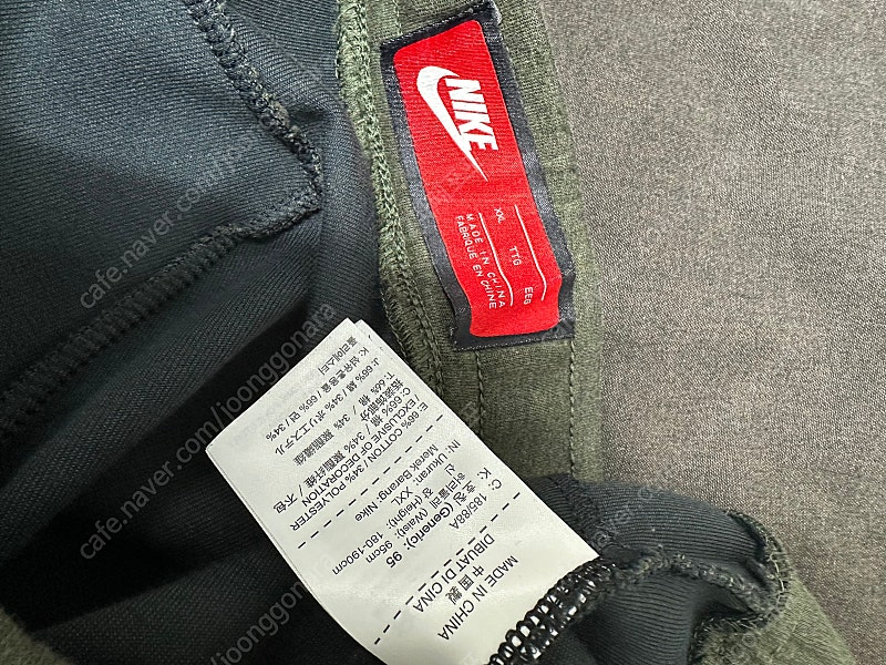 나이키 테크플리스 조거팬츠 805163-355 XXL 1회착용 제품 이미지