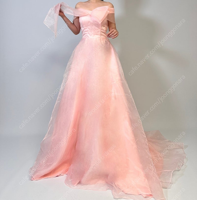 유색 웨딩드레스 새상품 저렴하게 판매합니다(셀프웨딩, 유색드레스, 스튜디오촬영, 제주스냅, 2부드레스, 피로연드레스... 이미지