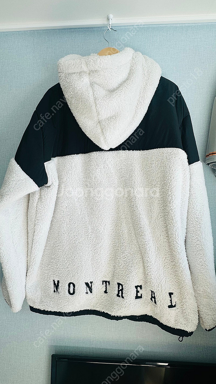 [US/XL]NOIZE 노이즈 양털 후드 집업(새상품)--1