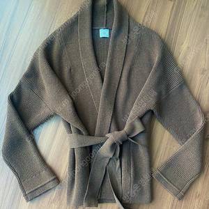 유메르 루이 숄 가디건 브라운