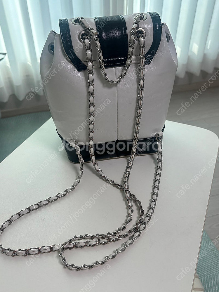 여성 미니 체인 백팩--6