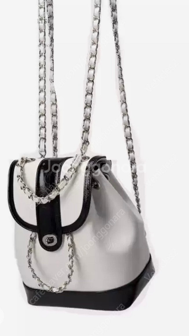 여성 미니 체인 백팩--8