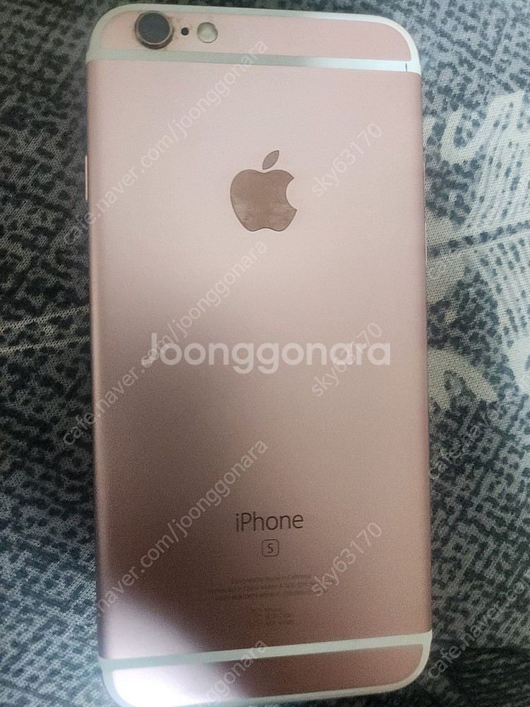 아이폰6s 32로즈골드 하자품 팔아요--1
