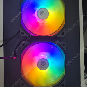 앱코 RGB 시스템 쿨러 팬 2개 세트 팝니다.