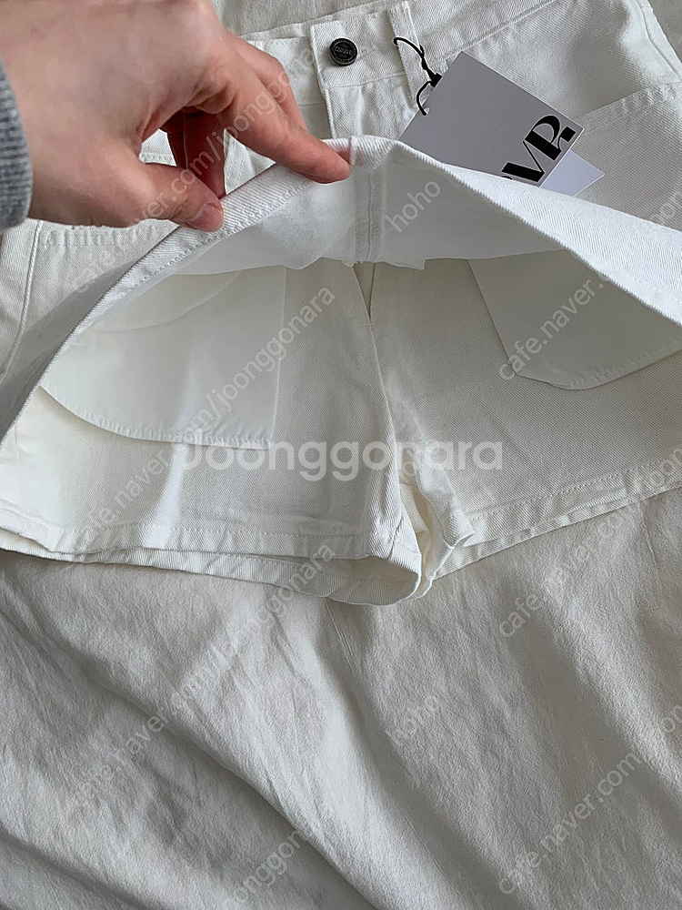 그로브스토어 Render work skirt 아이보리--7
