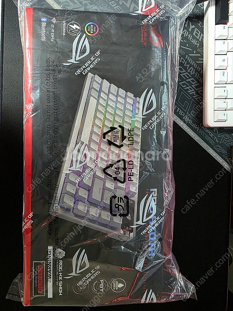 ASUS ROG AZOTH 게이밍키보드 화이트 영문 신동급--0