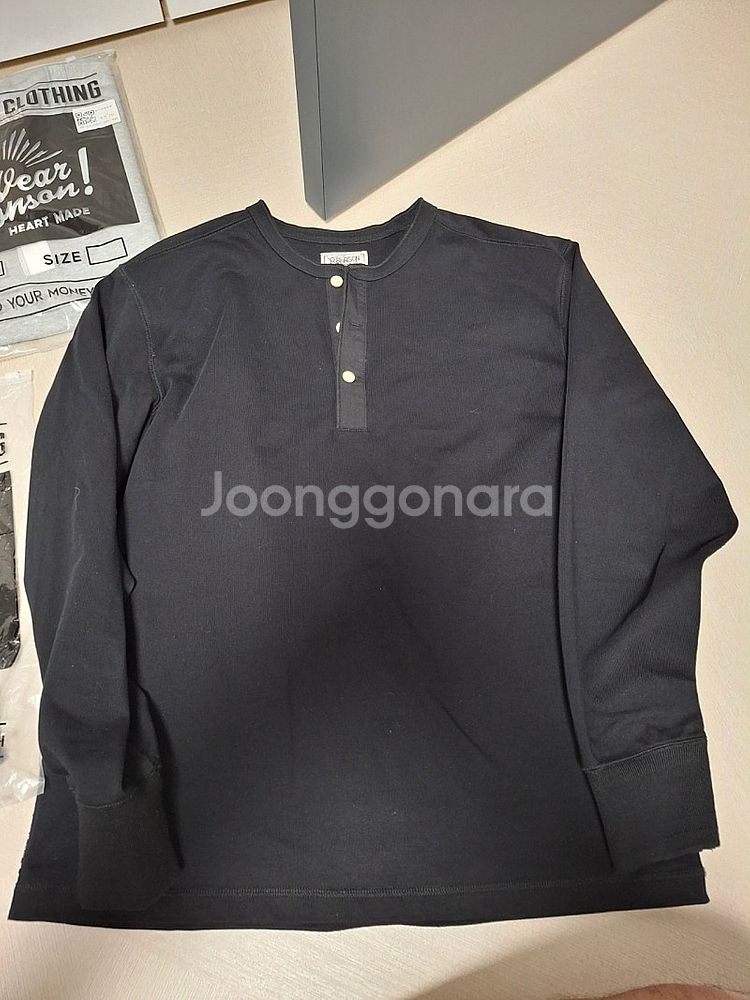 브론슨 헨리넥 2XL 그레이, 블랙--3