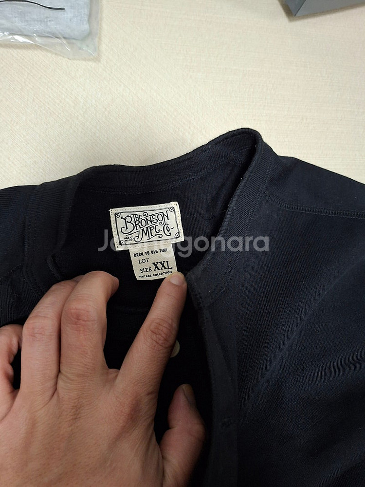 브론슨 헨리넥 2XL 그레이, 블랙--4