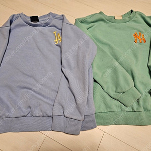 130~ 14 0MLB키즈 맨투맨 2개 택포18,000원