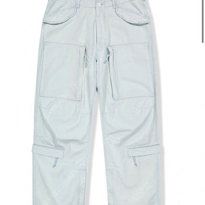 yeseyesee 예스아이씨 연청 팬츠 : S사이즈 (Bleached Aviator Pants Light Blue)