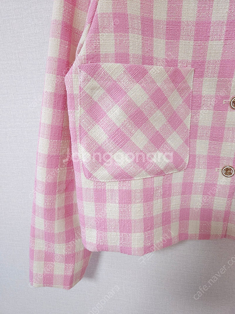 (새상품)코코블랙 프랑 체크 자켓--3
