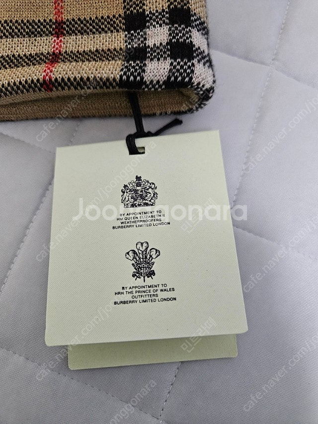 버버리 check wool teddy beanie(아기...--7