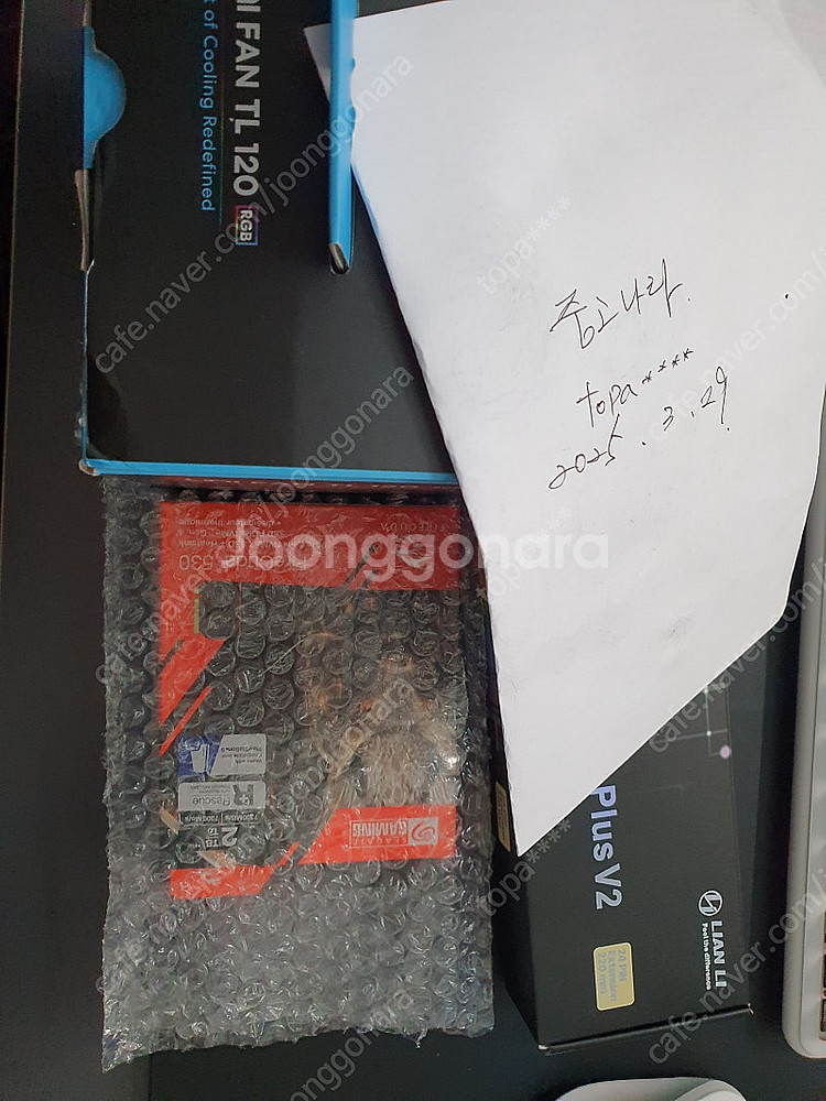 스트리머 플러스 V2 24핀(메인보드용) 씨게이트 530 2T 히트싱크 포함 플스5사용가능 팝니다--3