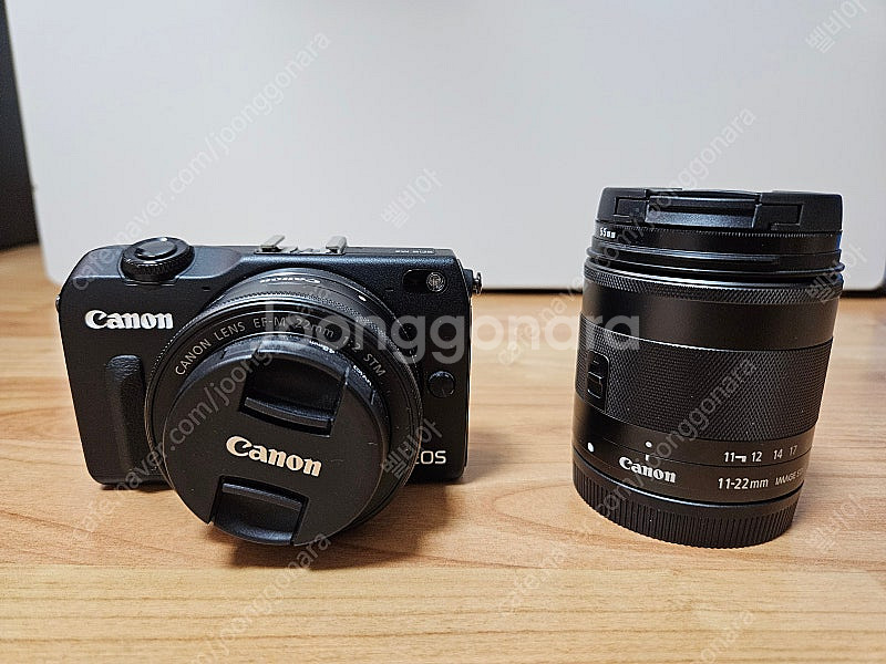 캐논 eos m2 카메라, 22mm, 11-22mm 판...--0