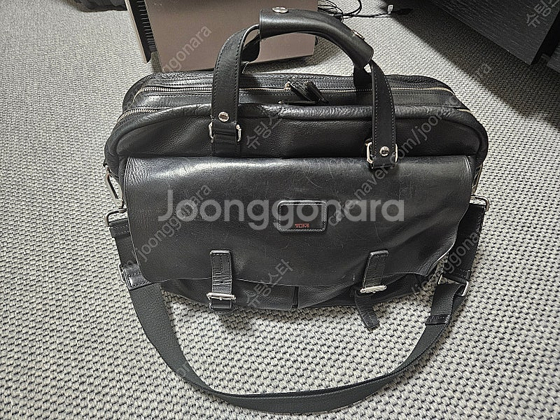 투미 가죽 브리프케이스--0