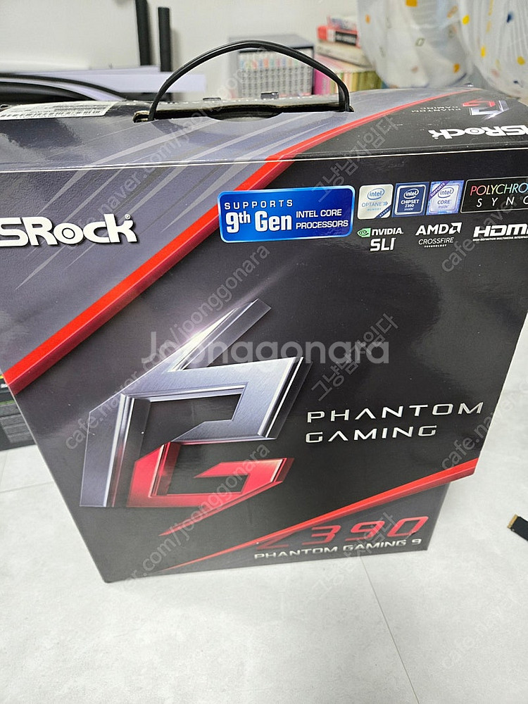 팬텀 게이밍9 메인보드 z390--2