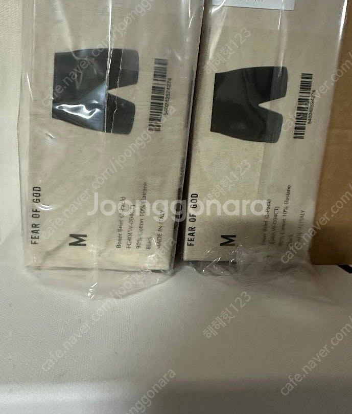 피어오브갓 드로즈 2개 set M사이즈--0