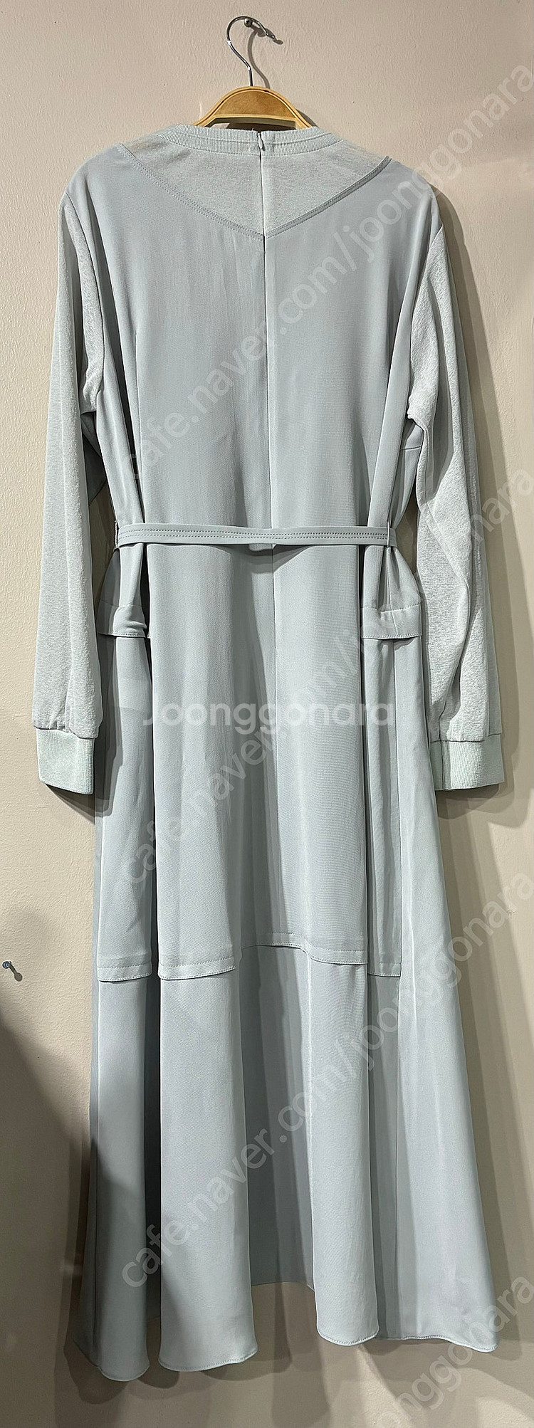 (정가399000원 1회착용) 지컷 벨티드 롱원피스--1
