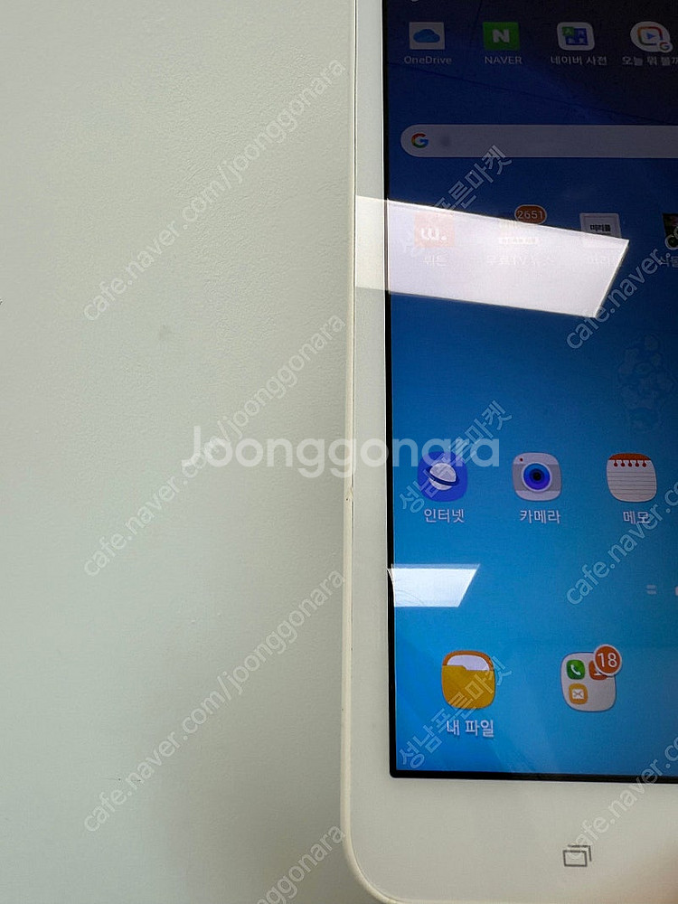 T375 갤럭시 탭E 화이트 16기가 4만 판매합니다.--6