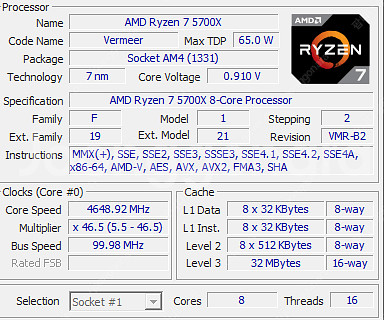 라이젠 5700x + b550m pro + ram 32...--0