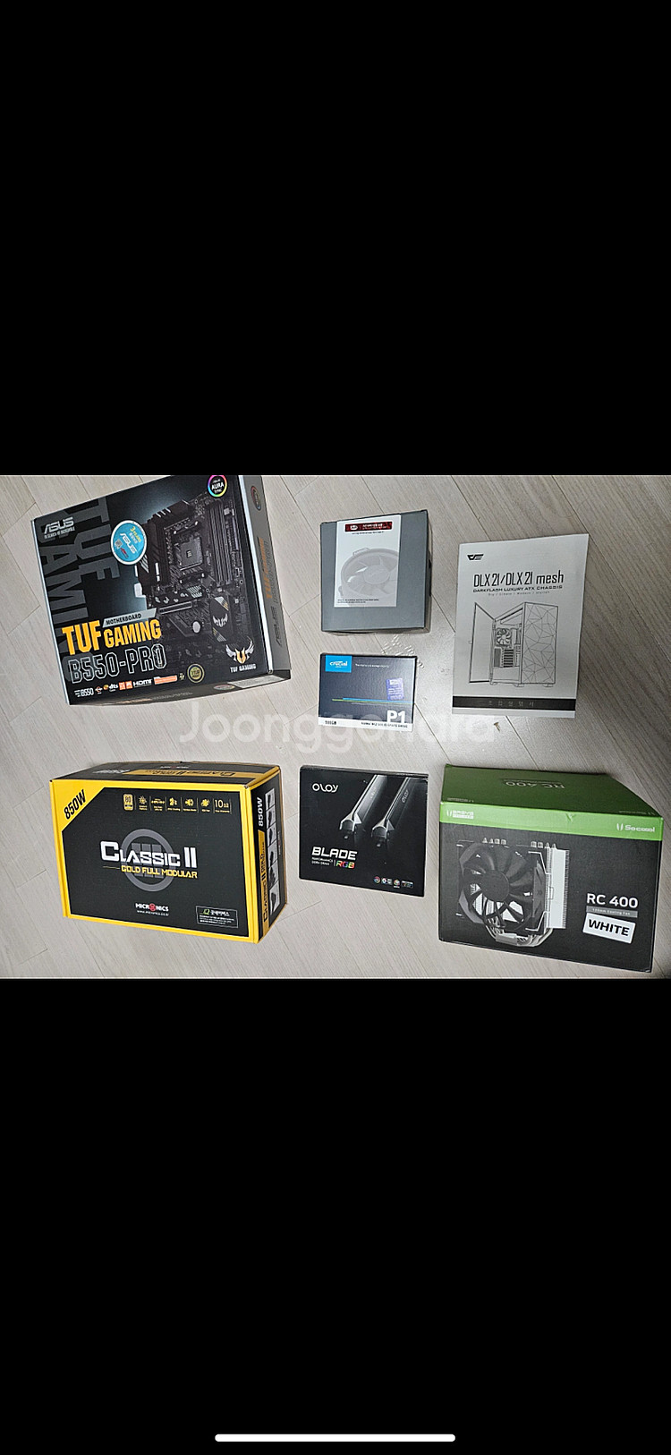 아수스TUF gaming B550-pro 매인보드--0