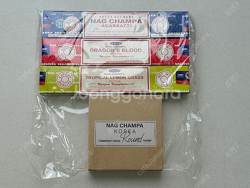 나그참파 인센스 3종+라운드 홀더 세트 새제품 팝니다--0