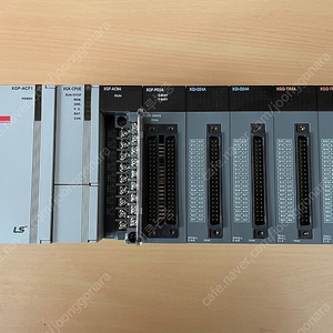 LS XGK-CPUE PLC 세트, 15kW인버터 한영 HX4 온도계