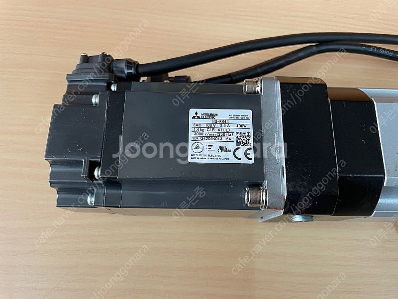 미쓰비시 400w 서보 MR-J4-40A, HG-KR4...--5