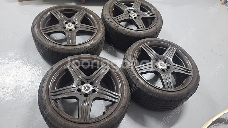 W218 CLS63 AMG 19인치 휠, 타이어 한대분 판매--2